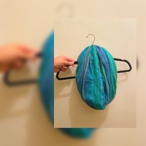 Multicolored infinity scarf